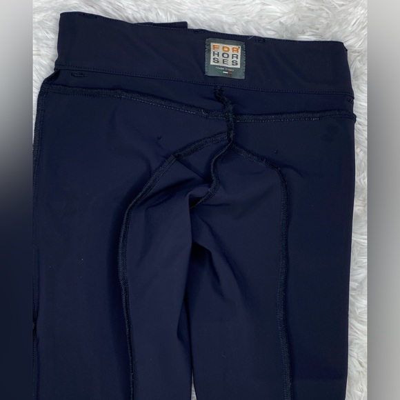 ForHorses *worn once* ELSA Breeches. Black riding pants. Juniors unisex. Size 8 - Picture 15 of 15